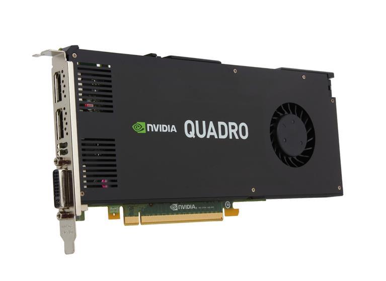783000-B21 | HP Nvidia Quadro K4200 4GB GDDR5 PCI-Express x 16 Video Graphics Card