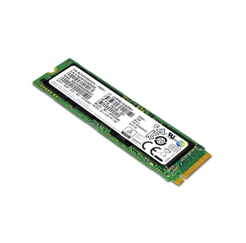 801075-002 | HP 256GB PCI-Express X4 Gen3 NVMe M.2 2280 Solid State Drive