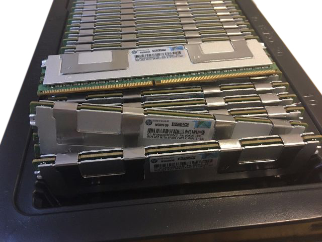 805358-128 | HP 128GB (2X64GB) 2400MHz PC4-19200 CL17 ECC Registered Quad Rank X4 DDR4 SDRAM 288-Pin LRDIMM Memory for ProLiant Gen.9 Server