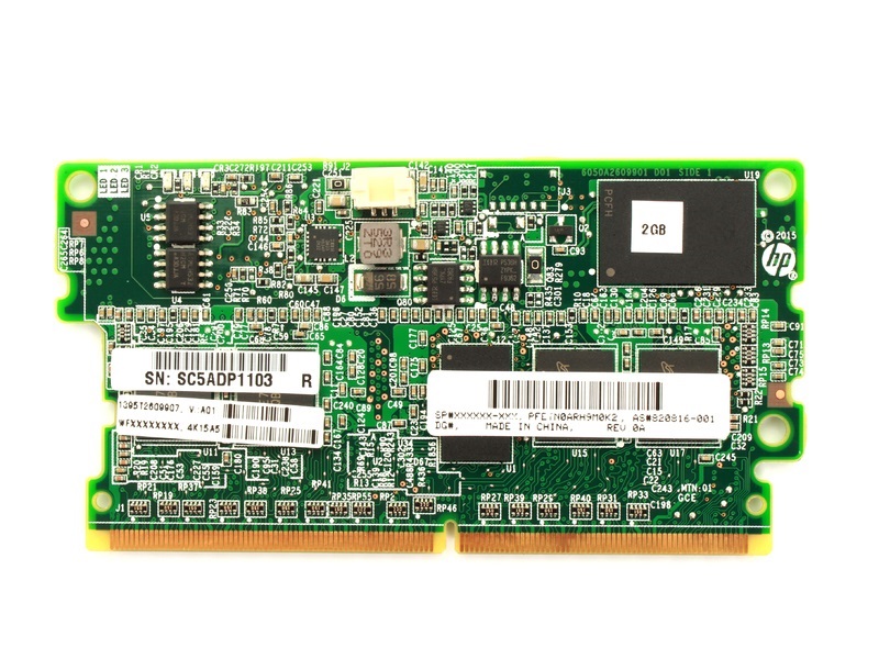 820816-001 | HP 2GB Flash Backed Write Cache DDR3-1866 72-bit for Smart Array P440 Controller