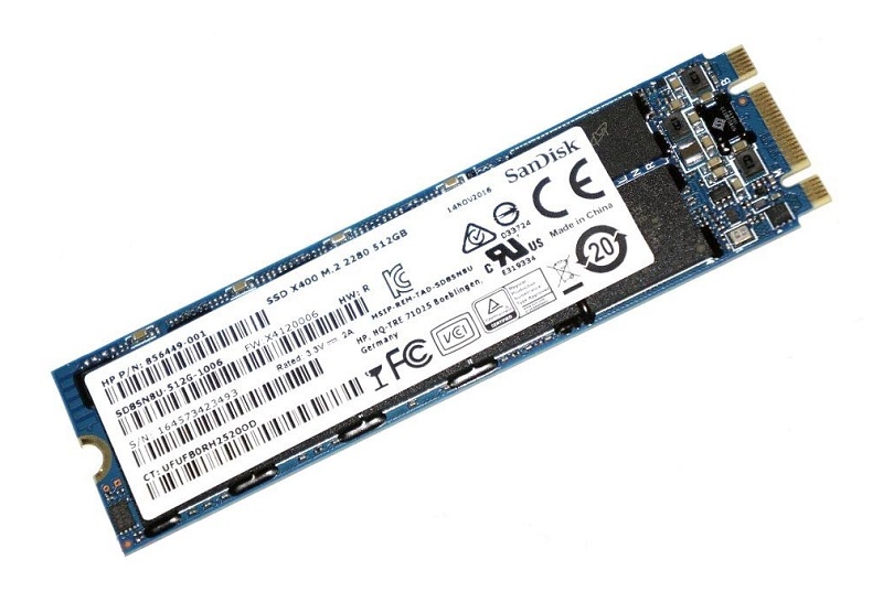 856449-001 | HP 512GB SATA 6Gb/s M.2 2280 Solid State Drive
