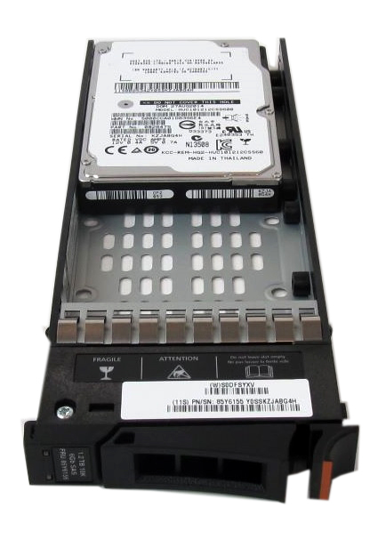 85Y6155 | IBM 1.2TB 10000RPM SAS 6Gb/s 2.5-inch SFF Nearline DARD Drive with Tray for Storage System V3700