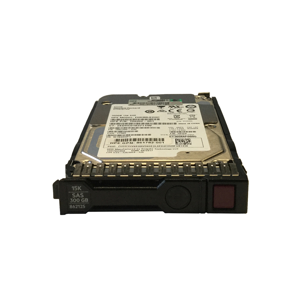 861780-B21 | HPE 300GB 15000RPM SAS 12Gb/s SFF Hot-pluggable Hard Drive