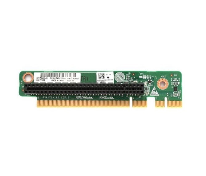 871673-B21 | HP ProLiant DL38X Gen10 x8/x8/x8 Single Port 2 NVMe Slim SAS FIO Riser Kit