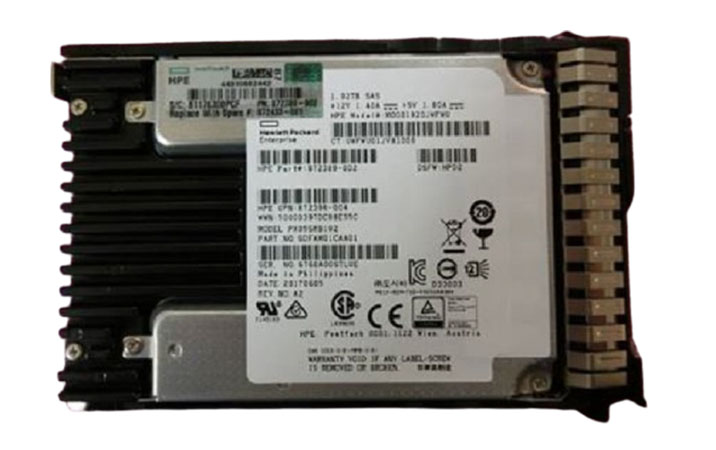 872433-001 | HPE 1.92TB SAS 12Gb/s Read-intensive 2.5-inch (SFF) MLC Hot-pluggable SC Digitally Signed Firmware Solid State Drive