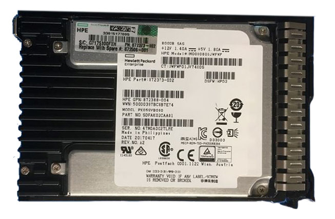 872506-001 | HPE 800GB SAS 12Gb/s Mixed-use 2.5-inch (SFF) Hot-pluggable SC Digitally Signed Firmware Solid State Drive