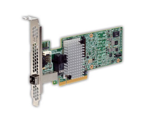 873179-001 | HP MegaRAID 9380-4I4E 8-Port 12Gb/s PCI-Express 3.0 Low-profile SAS RAID Controller Card
