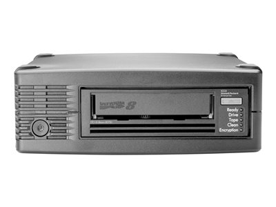 882281-001 | HP 12TB/30TB StoreEver LTO-8 Ultrium 30750 HH SAS External Tape Drive