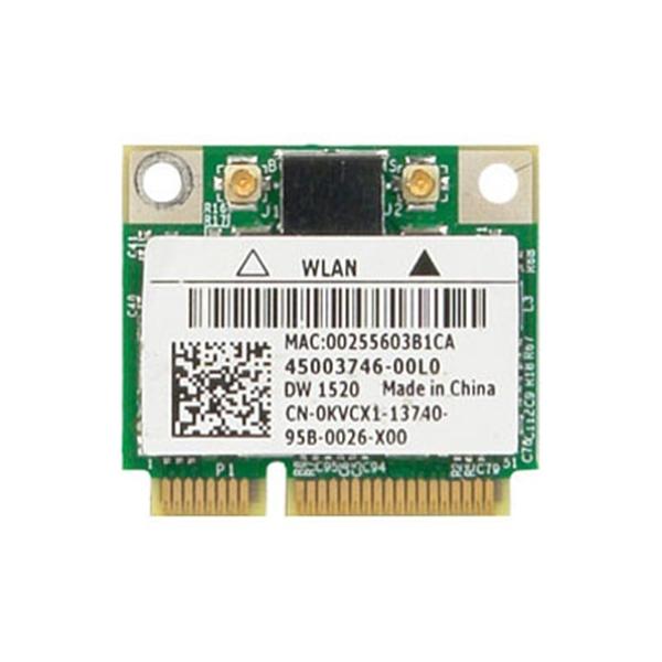 8RPJ3 | Dell Wireless 1520 (11agn) WLAN Half-Height mini-Card for Dell Inspiron / Latitude / Studio Laptops / Alienware / OptiPlex / Precision Mobil