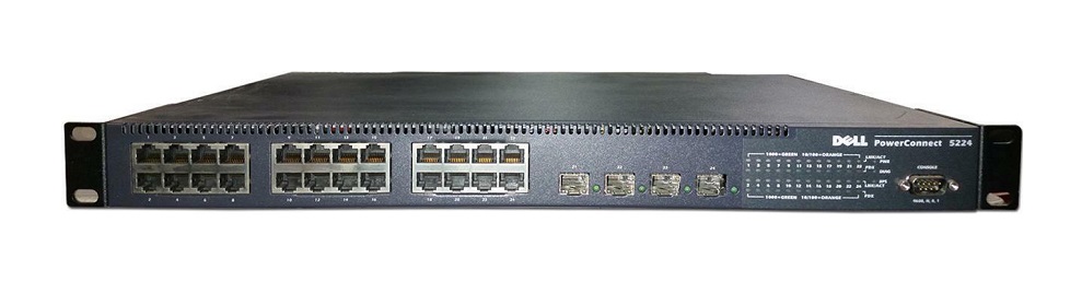 8X158 | Dell PowerConnect 5224 24-Ports Managed Gigabit Ethernet Switch