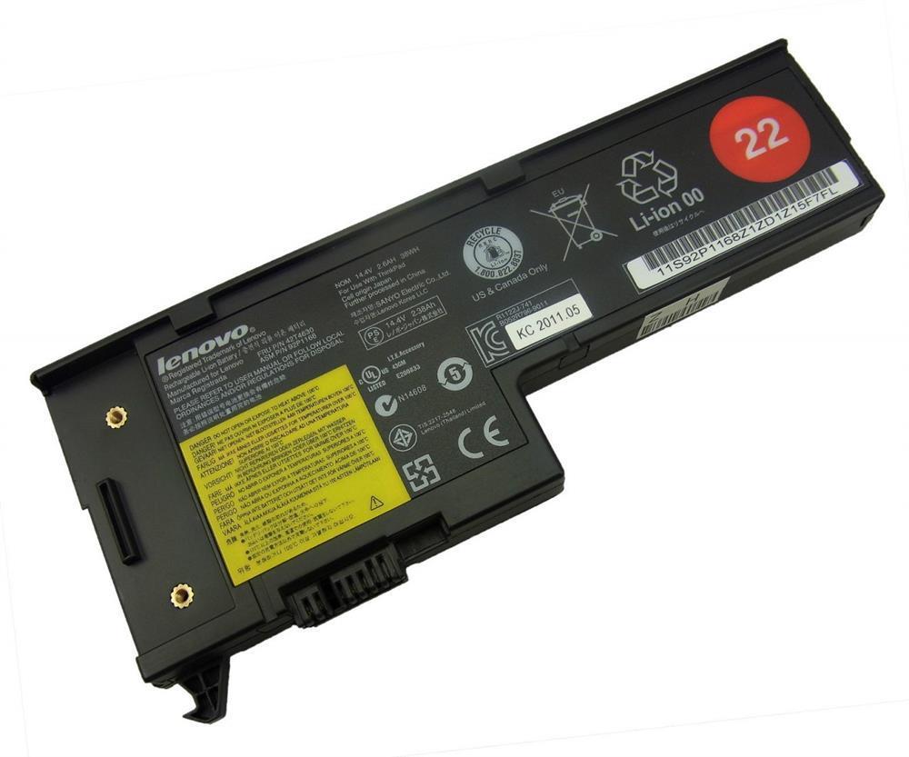 92P1167 | IBM Lenovo 4-Cell Enhanced Capacity Battery 22 for ThinkPad X60s Series