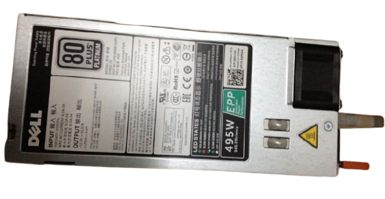 9338D | Dell 495-Watt 80+ Platinum Power Supply for PowerEdge R730 R730XD R630