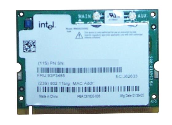 93P3485 | IBM Intel PRO Wireless 2200BG Mini-PCI COMMUNICATION Adapter