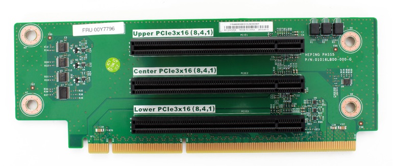 94Y6707 | IBM 1 x16 FH/FL + 1 x8 FH/HL Slots PCI Express Riser Card for System x3650 M4