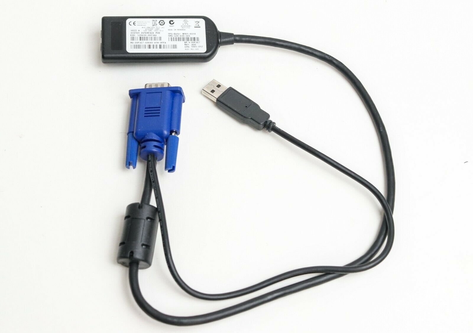 9F3C7 | Dell USB KVM Adapter with VM