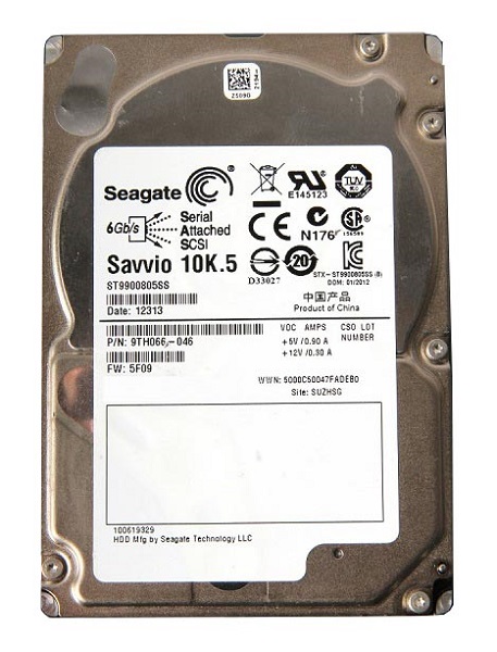 9TH066-046 | Seagate Savvio 900GB 10000RPM SAS 6Gb/s 64MB Cache 2.5-inch Dual Port Hard Drive