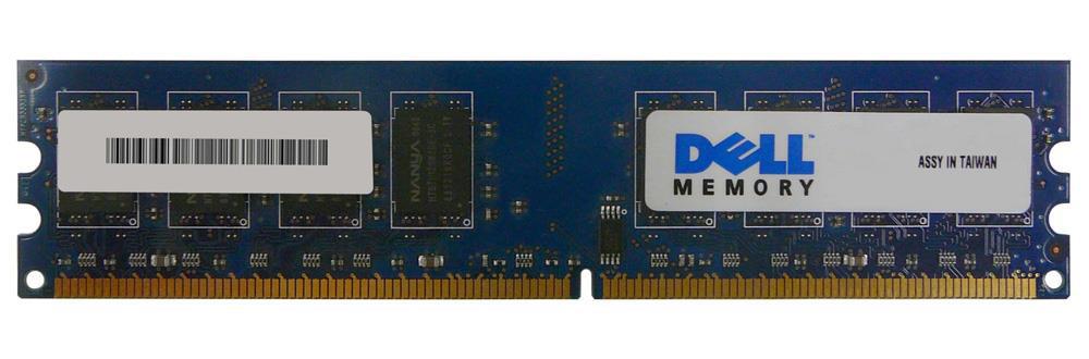 A0QJTT | Dell 1GB DDR2 Non ECC PC2-5300 667Mhz Memory