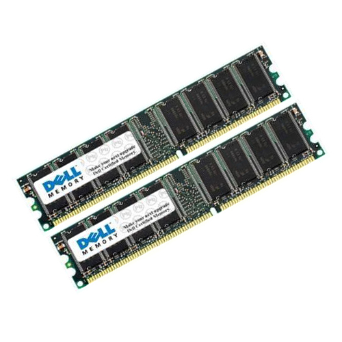 A7088180 | Dell 4GB (2X2GB) 667MHz PC2-5300 ECC Registered Dual Rank DDR2 SDRAM 240-Pin FBDIMM Memory Kit for PowerEdge Server