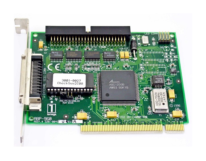 ABP-960U | Adaptec IOMEGA 50-Pin SCSI PCB Card Plug-In Module