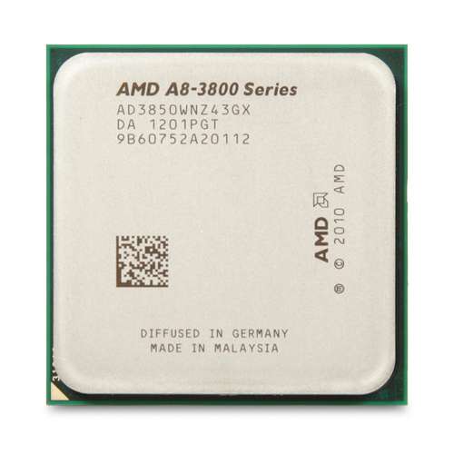 AD3850WNGXBOX | AMD AD3850WNGXBOX A8-Series A8-3850 2.9GHZ 4MB L2 Cache SKT-FM1 Quad Core Processor
