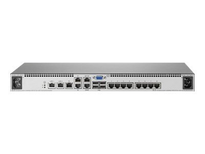 AF620A | HP IP Console G2 Switch with Virtual Media and CAC 1X1EX8 KVM Switch 8-Ports USB CASCADABLE