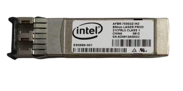 AFBR-703SDZ-IN2 | Intel SFP Transceiver Module Dual Rate 1G/10G SFP+ SR (BAILED) for Data Networking, Optical Network 1 X 10GBASE-SR
