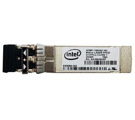 AFBR-709DMZ-IN3 | Intel 1G/10G Dual Rate (10GBASE-SR and 1000BASE-SX) 400M Multi-mode DATACOM SFP+ Optical Transceiver AFBR-709DMZ-IN3 | Intel 1G/10G Dual Rate (10GBASE-SR and 1000BASE-SX) 400M Multi-mode DATACOM SFP+ Optical Transceiver