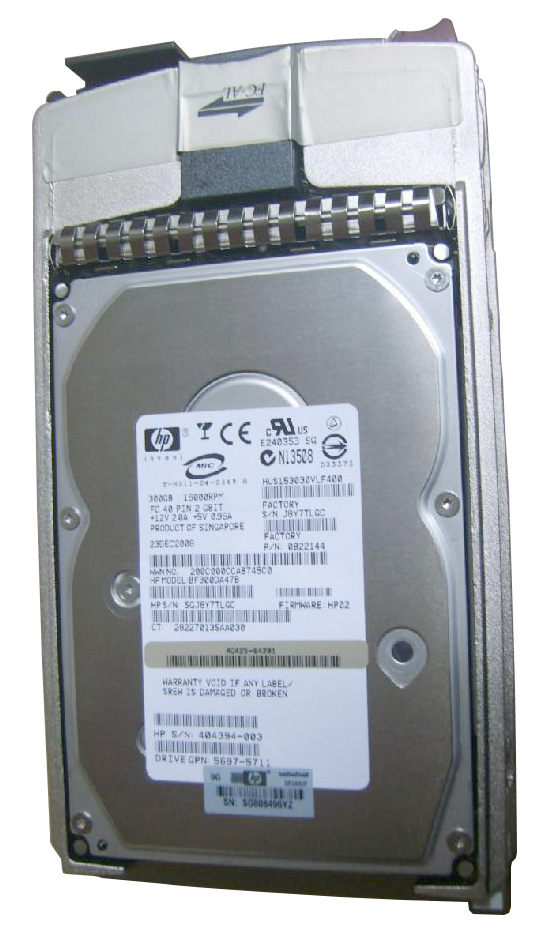 AG425B | HP 300GB 15000RPM Fibre Channel 4GB/s Hot-Pluggable Dual Port 3.5-inch Hard Drive