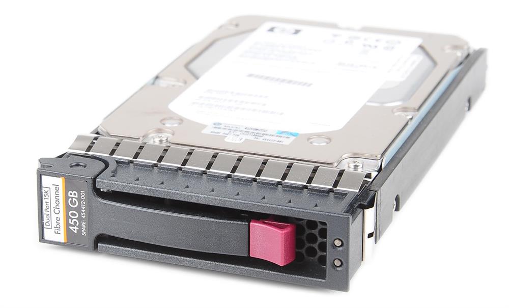AG803AS | HP 450GB 15000RPM Fibre Channel 4GB/s Hot-Pluggable Dual Port 3.5-inch Hard Drive