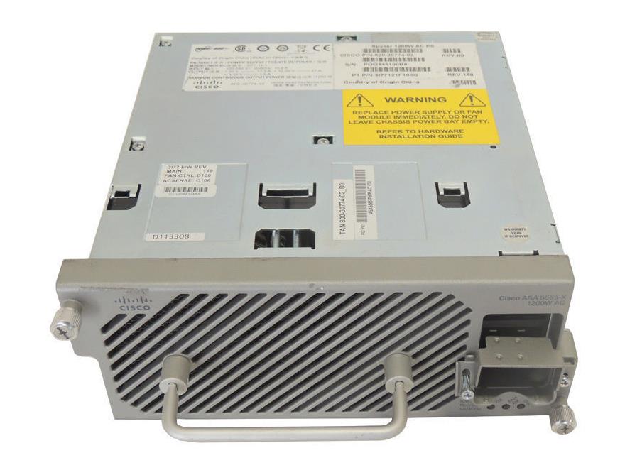 ASA5585-PWR-AC | Cisco 1200-Watts AC Redundant Power Supply for ASA 5585-X
