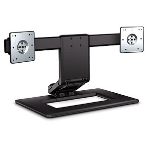 AW664UT | HP Adjustable Dual Display Stand for Desktop PC/Notebook PC