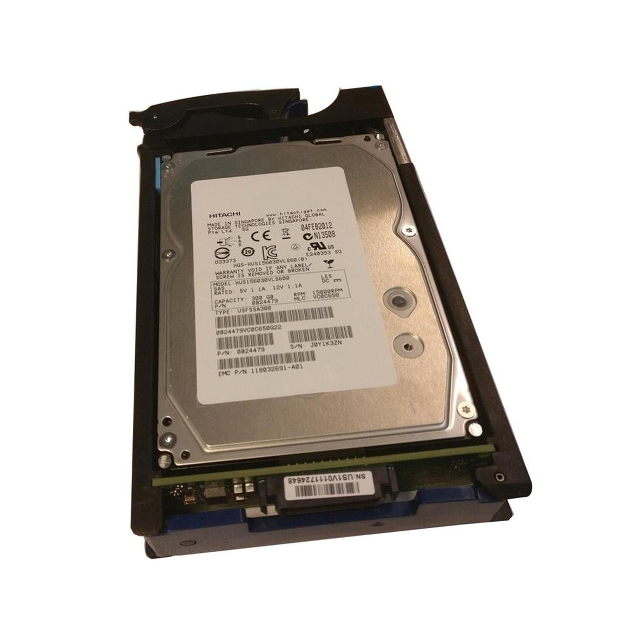 B24494 | Hitachi 300GB 15000RPM SAS 6 Gbps 3.5 64MB Cache Ultrastar Hard Drive