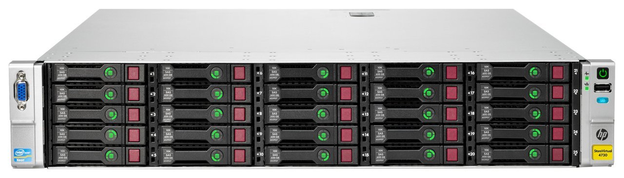 B7E27A | HP StoreVirtual 4730 SAN Array - 25 X Hard Drive Installed - 15 TB Installed Hard Drive Capacity