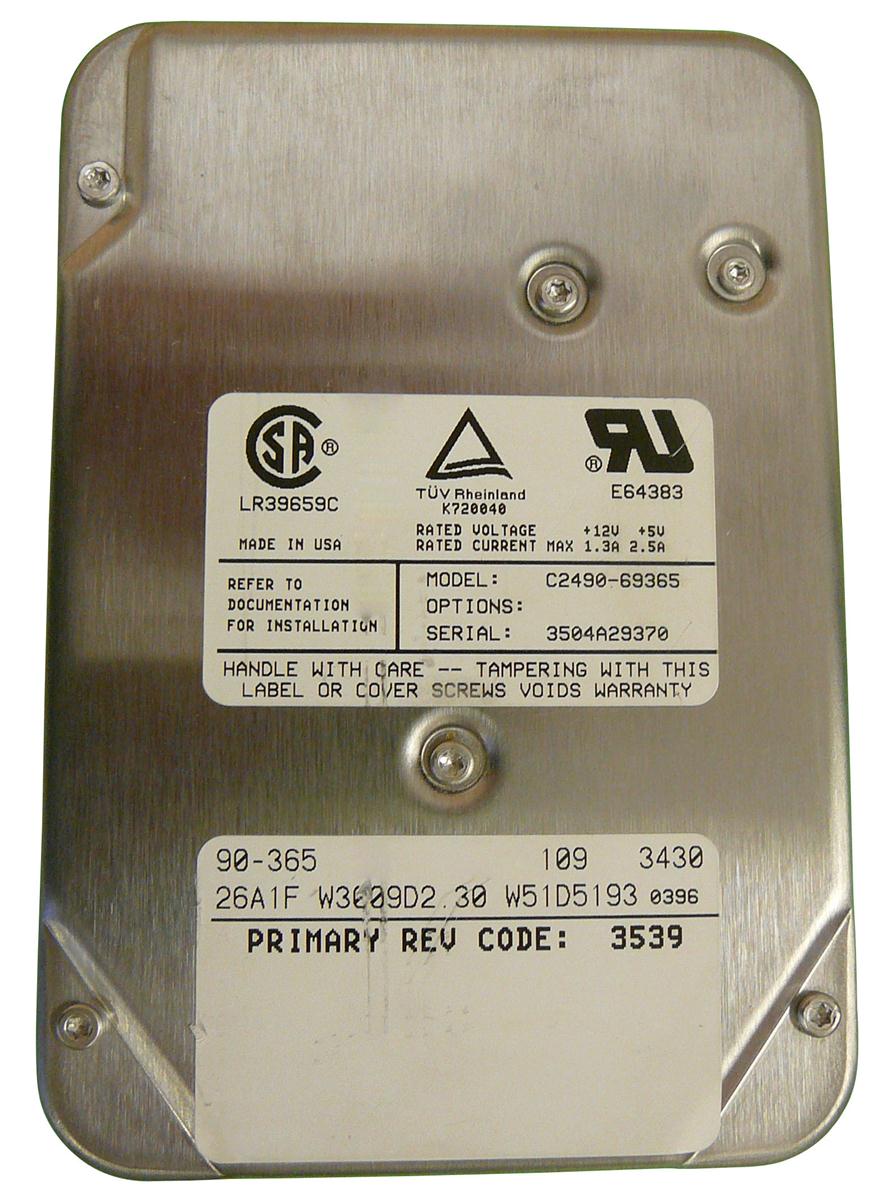 C2490-69365U | HP 2.1GB 5400RPM Ultra Wide SCSI Single-Ended Narrow 50-Pin 3.5-inch Hard Drive