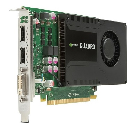 C2J93AA | HP Nvidia Quadro K2000 2GB GDDR5 PCI-Express x16 Dl-DVI+2xdp Video Graphics Card