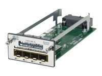 C3KX-NM-1G | Cisco Network Module Gigabit Ethernet 4-Ports for Catalyst 3560X-24, 3560X-48, 3750X-12, 3750X-24, 3750X-48