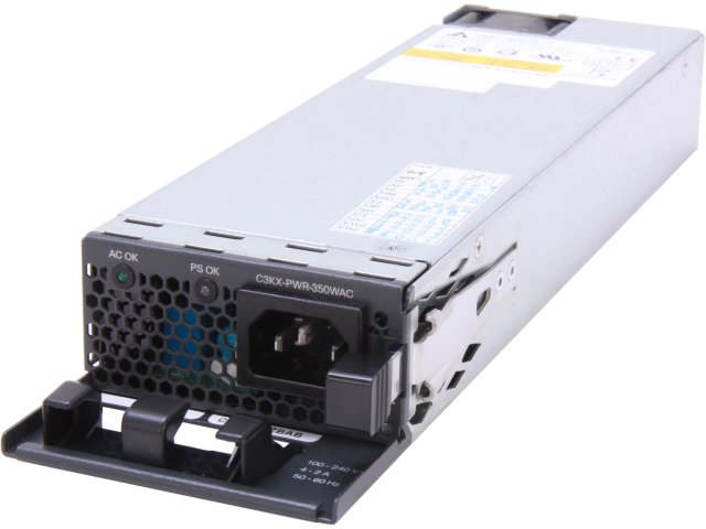 C3KX-PWR-350WAC= | Cisco 350-Watts Hot Pluggable Redundant Power Supply for Catalyst 3K-X