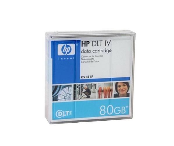 C5141F | HP DLT Type IV Tape Cartridge 20/40GB Capacity Using DLT-4 Format 35/70GB or 40/80GB Capacity Using DLT-5 Format