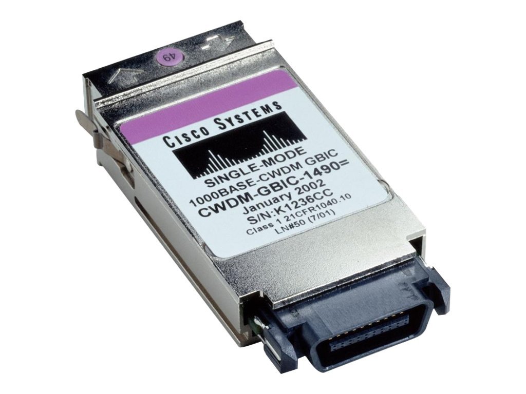 CWDM-GBIC-1490-RF | Cisco CWDM GBIC - GBIC transceiver module - Gigabit Ethernet