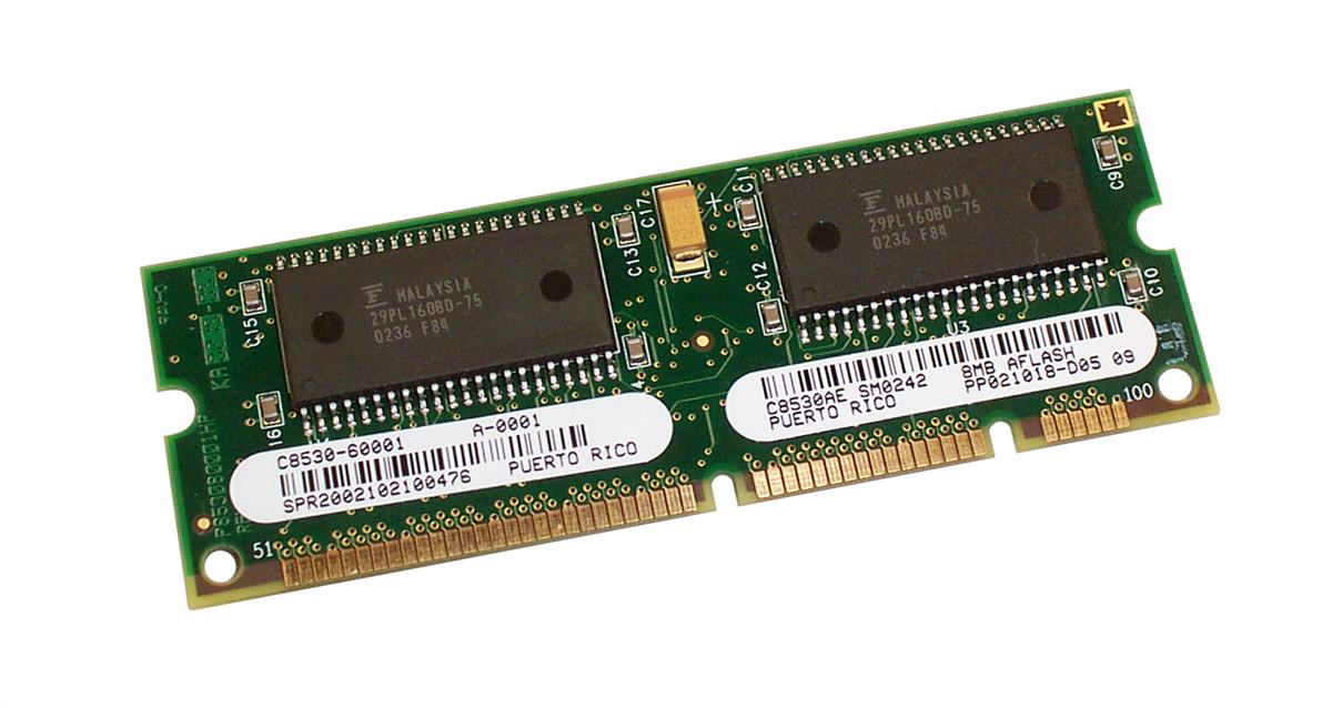 C8530-60001 | HP 8MB Flash Firmware DIMM Memory Module for LaserJet 8150/9000 Series Printers