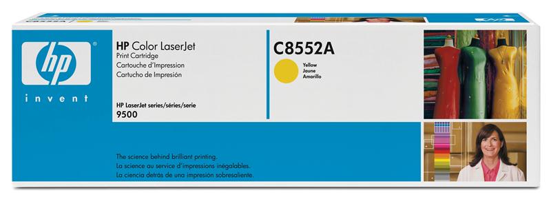 C8552A | HP Toner Cartridge (Yellow) for Color LaserJet 9500 Series Printer