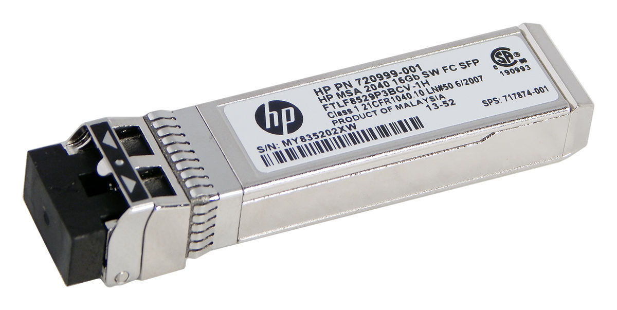C8R24SB | HP MSA 2040 16GB Shortwave Fibre Channel SFP 4 Pack Transceiver