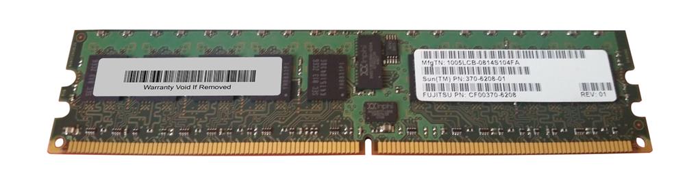 CF00370-6208 | Fujitsu 1GB DDR2 Registered ECC PC2-4200 533Mhz 1Rx4 Memory