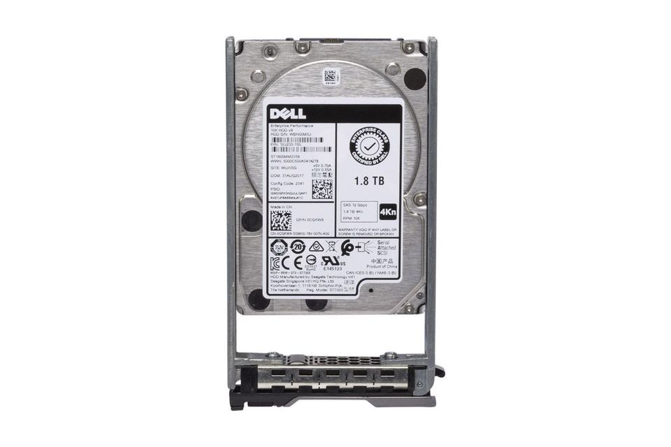 CGKW9 | Dell 1.8TB 10000RPM SAS 12Gb/s 4KN 2.5-inch Hot-pluggable Hard Drive for PowerEdge Server