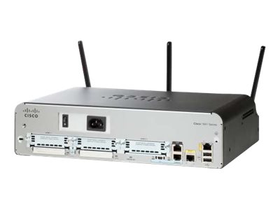 CISCO1941W-N/K9 | Cisco 1941 - wireless router - 802.11a/b/g/n (draft 2.0) - desktop, rack-mountable