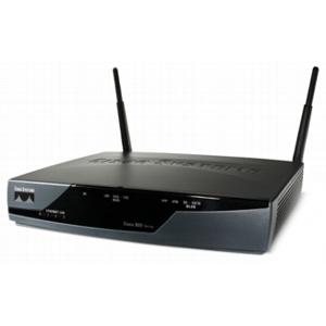 CISCO871W-K9ACAD | Cisco 871 Ethernet to Ethernet Wireless Router 4 x 10/100Base-TX LAN 1 x 10/100Base-TX WAN IEEE 802.11b/g