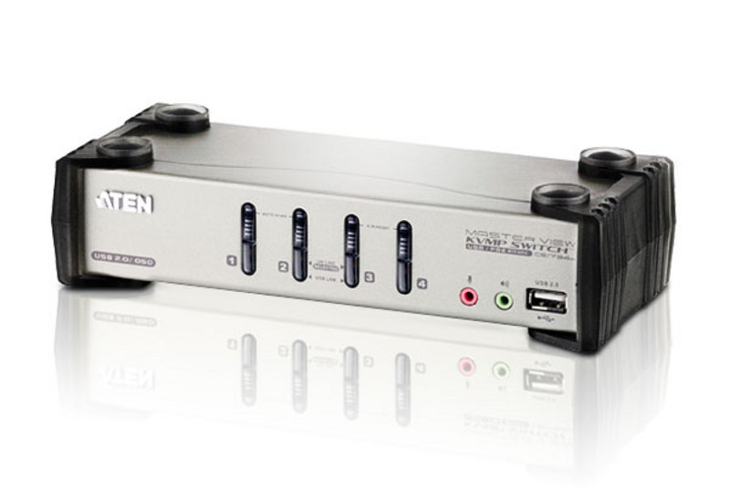 CS1734B | Aten 4-Port USB KVMP Switch 4 X 1 4 X HD-15 Keyboard/Mouse/Video