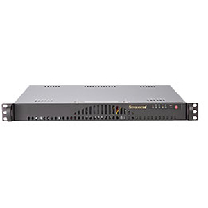 CSE-512L-200B | Supermicro SC512L ATX Black Mini 200-Wattas Mini 1U Rackmount Server Chassis