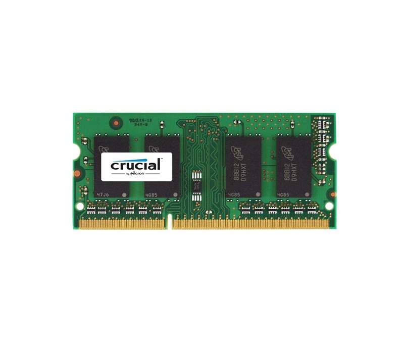 CT102472BF160B | Crucial Technology 8GB DDR3-1600MHz PC3-12800 ECC Unbuffered CL11 204-Pin SoDimm 1.35V Low Voltage Dual Rank Memory Module