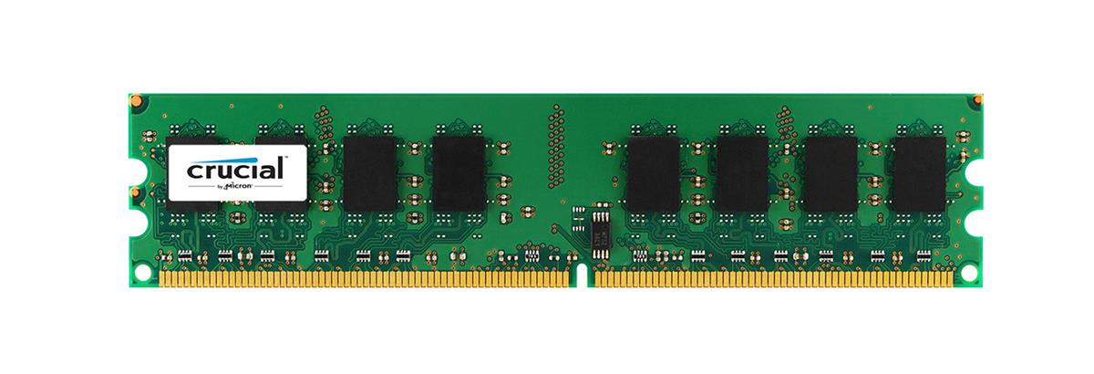 CT12864AA80E.16FD | Crucial Technology 1GB DDR2-800MHz PC2-6400 non-ECC Unbuffered CL6 240-Pin DIMM 1.8V Memory Module